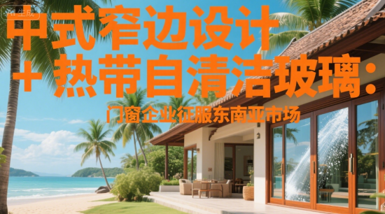 中式窄邊設(shè)計+熱帶自清潔玻璃：著名門窗品牌企業(yè)如何征服東南亞市場