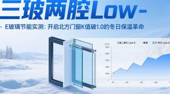 三玻兩腔Low-E玻璃節(jié)能實測：開啟北方著名門窗品牌K值破1.0的冬日保溫革命