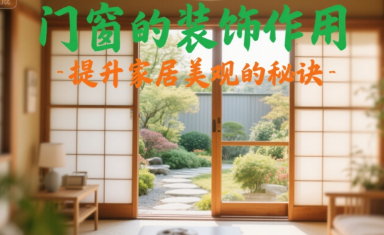 十大門(mén)窗品牌的裝飾作用：提升家居美觀(guān)的秘訣