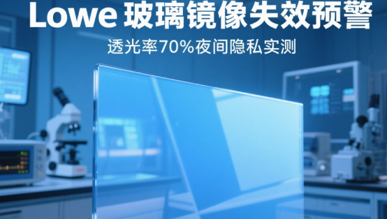 Lowe玻璃鏡像失效預(yù)警：透光率70%夜間隱私實(shí)測
