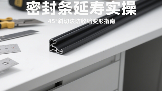 密封條延壽實操：45°斜切法防收縮變形指南